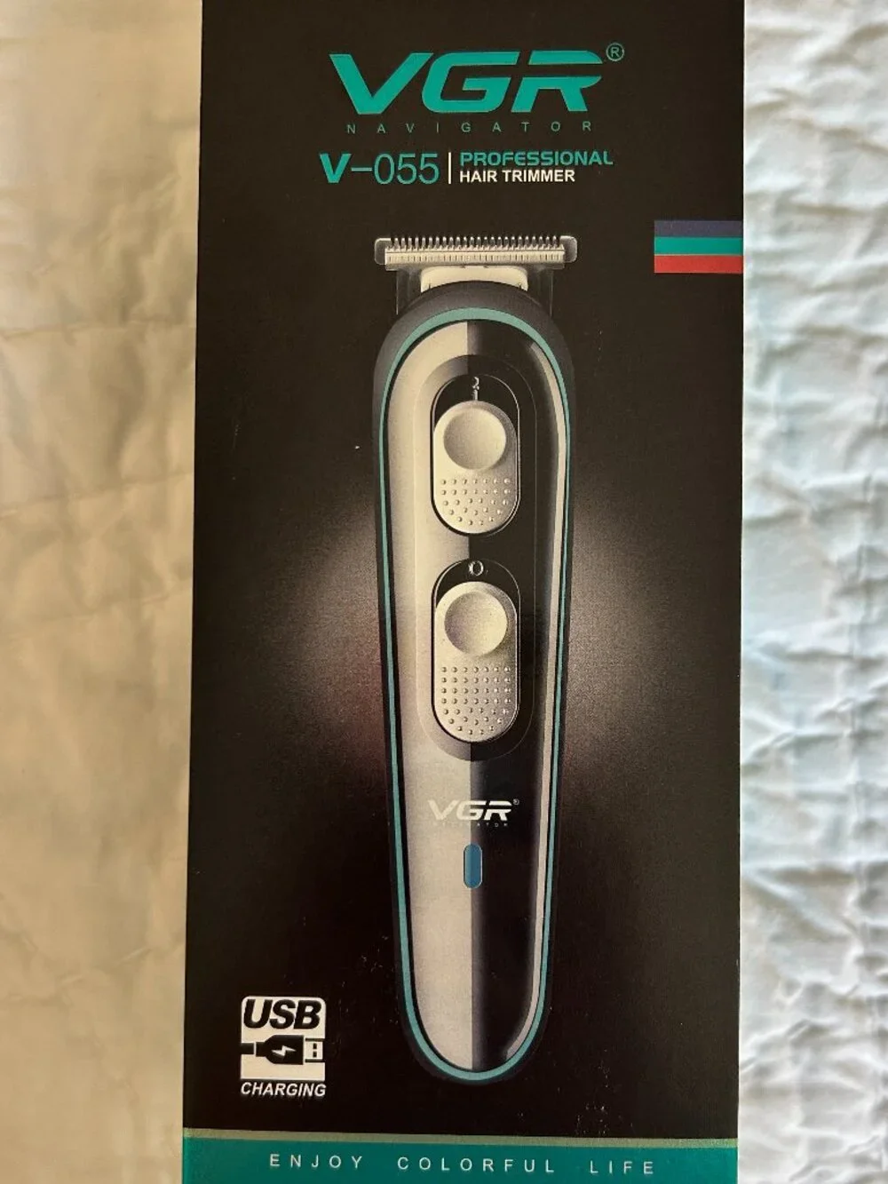 VGR Navigator V-055 Professional Hair Trimmer Clippers Cutting USB Charging